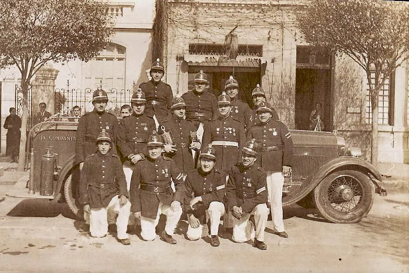 Equipo ganador Competencia Aniversario Tercera Compañía, año 1939
