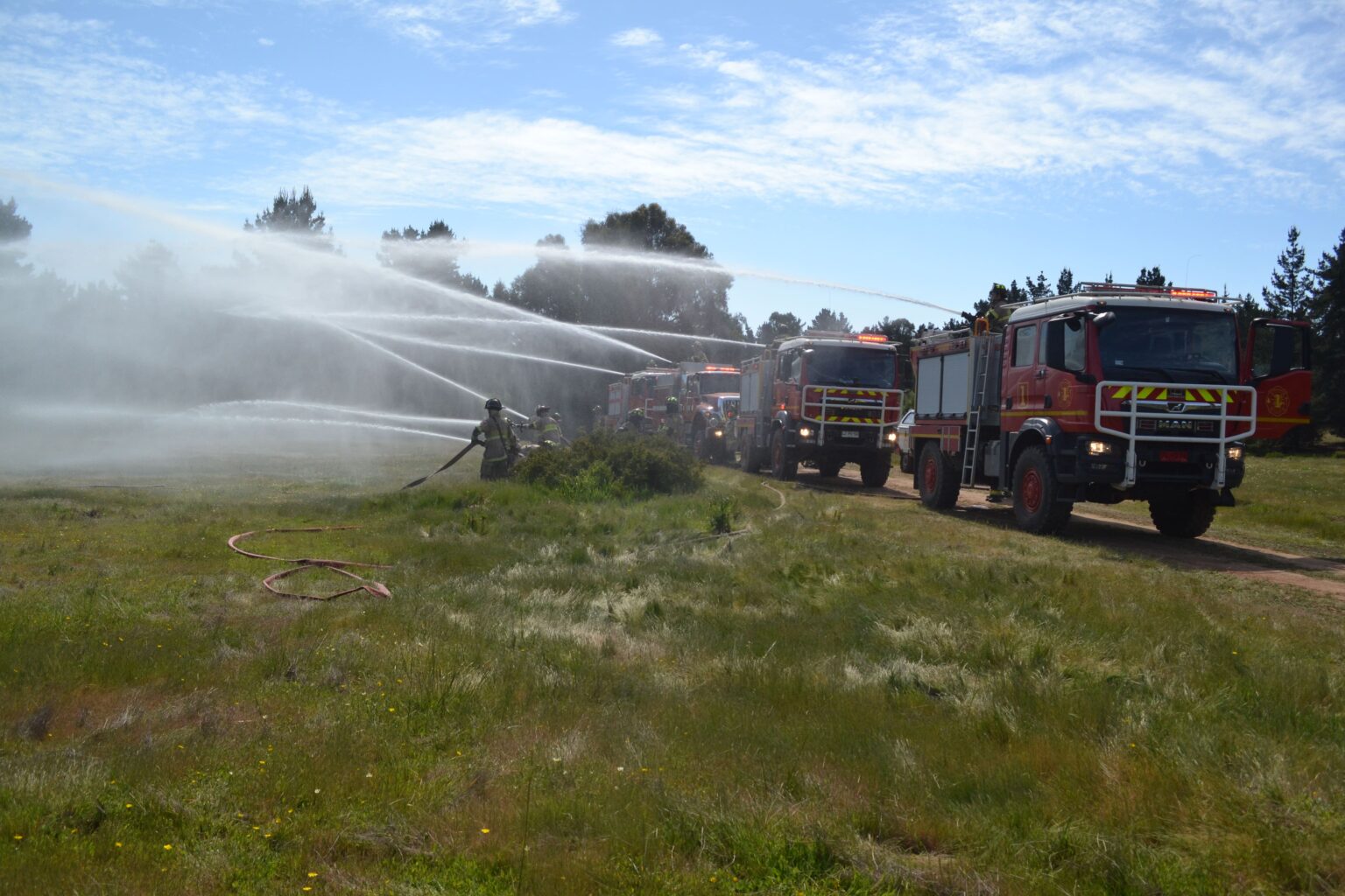Equipo Forestal entrenamiento