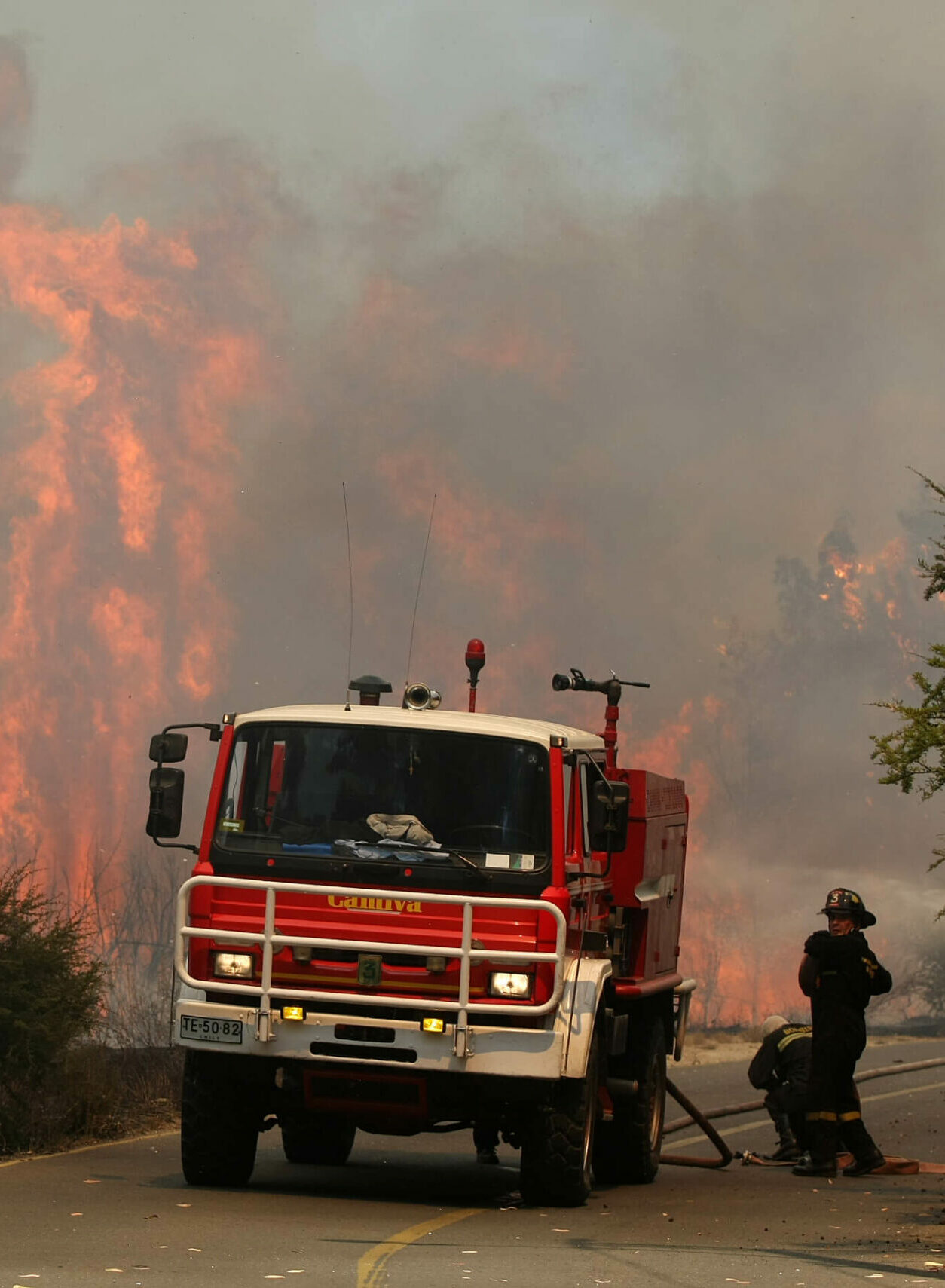 Bomberos Viña del Mar en servicio